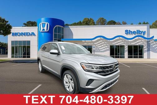 Silver Metallic 2023 Volkswagen Atlas 3.6L SE w/Technology