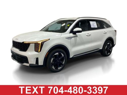 Snow White Pearl 2025 Kia Sorento Hybrid EX
