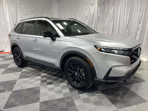 Solar Silver Metallic 2026 Honda CR-V Hybrid Sport-L AWD