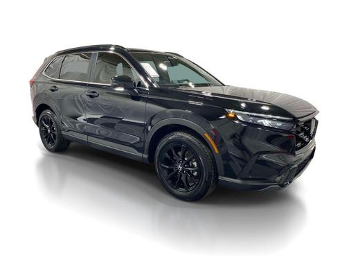 Crystal Black Pearl 2025 Honda CR-V Hybrid Sport AWD