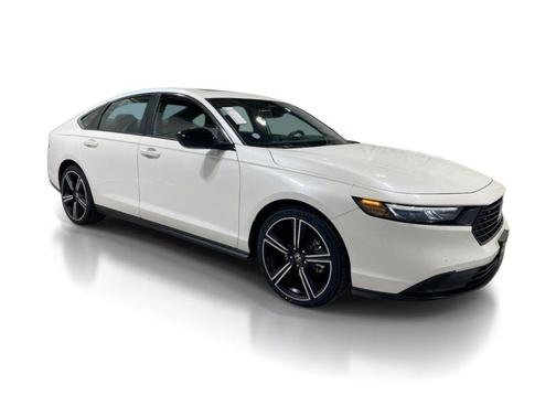 Platinum White Pearl 2024 Honda Accord Hybrid Sport