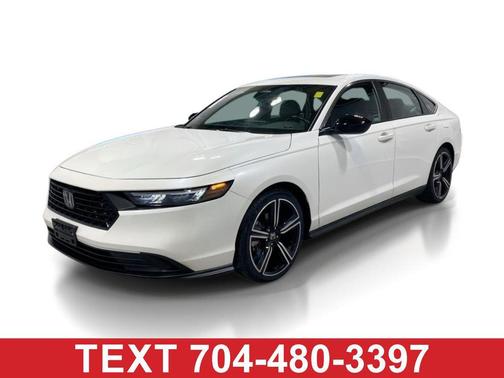 Platinum White Pearl 2024 Honda Accord Hybrid Sport