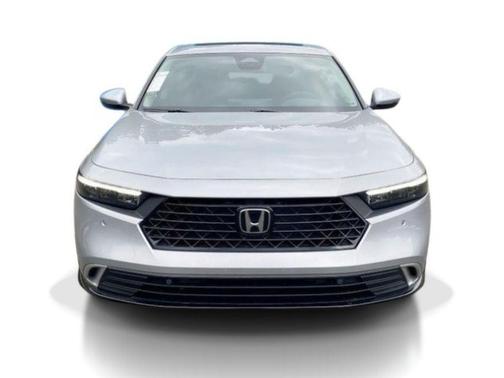 Solar Silver Metallic 2025 Honda Accord Hybrid Touring