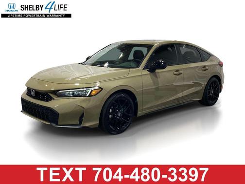 Sand Dune Pearl 2026 Honda Civic Hybrid Sport