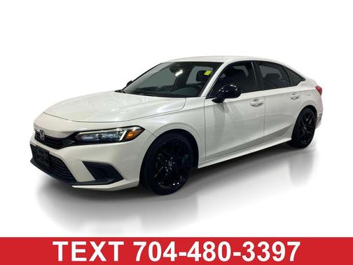 Platinum White Pearl 2023 Honda Civic Sport