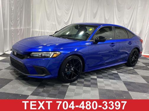 Aegean Blue Metallic 2024 Honda Civic Sport