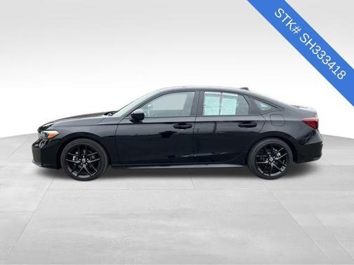 Crystal Black Pearl 2025 Honda Civic Hybrid Sport