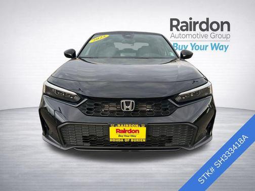 Crystal Black Pearl 2025 Honda Civic Hybrid Sport