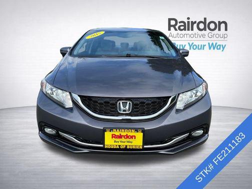 Modern Steel Metallic 2015 Honda Civic EX-L