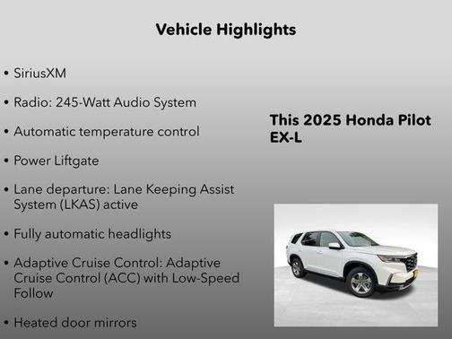 2025 Honda Pilot EX-L