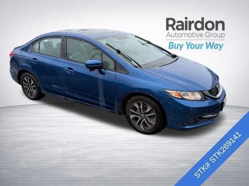 Dyno Blue Pearl 2014 Honda Civic EX