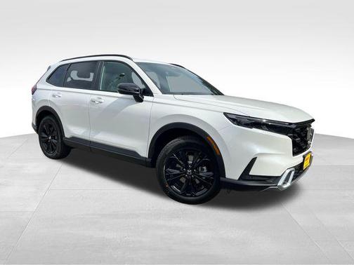 Platinum White Pearl 2026 Honda CR-V Hybrid Sport Touring AWD