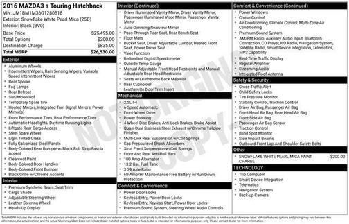 2016 Mazda Mazda3 s Touring