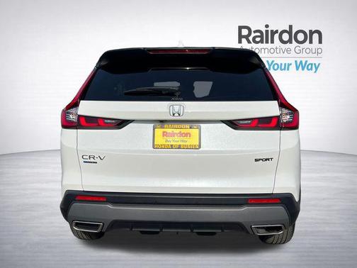 Platinum White Pearl 2023 Honda CR-V Hybrid Sport AWD
