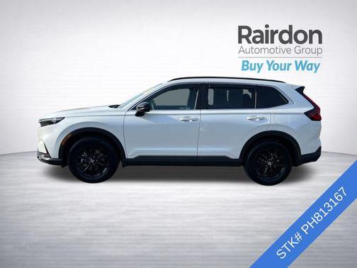 Platinum White Pearl 2023 Honda CR-V Hybrid Sport AWD