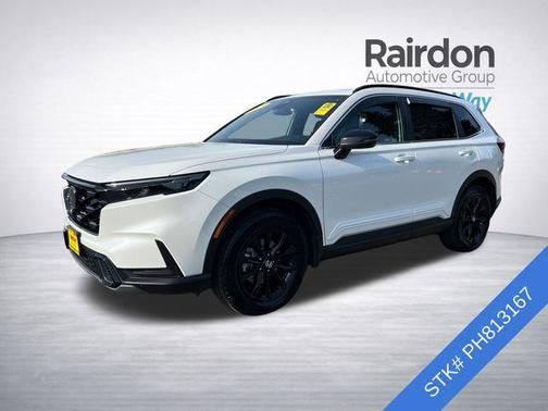 Platinum White Pearl 2023 Honda CR-V Hybrid Sport AWD