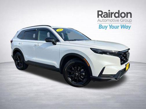 Platinum White Pearl 2023 Honda CR-V Hybrid Sport AWD