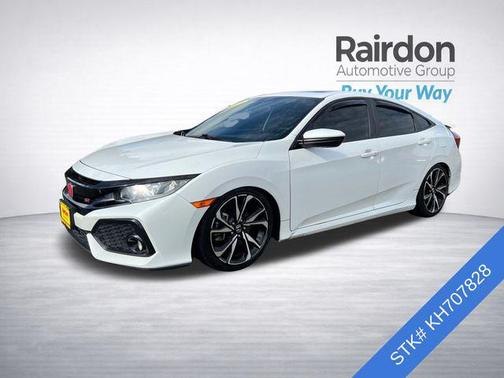 Platinum White Pearl 2019 Honda Civic Si Base