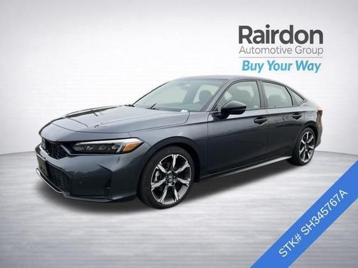 Meteorite Gray Metallic 2025 Honda Civic Hybrid Sport