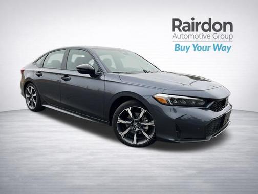 Meteorite Gray Metallic 2025 Honda Civic Hybrid Sport