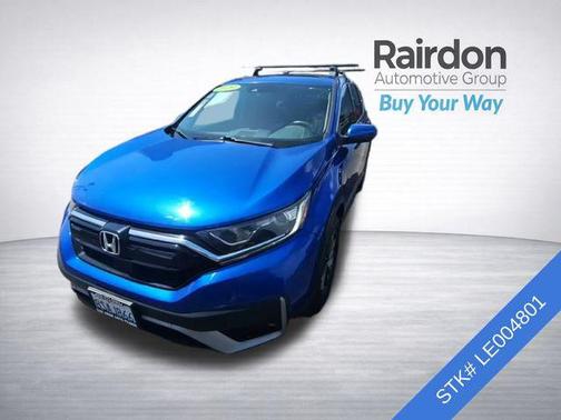 Aegean Blue Metallic 2020 Honda CR-V AWD EX