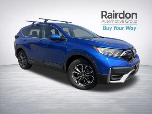 Aegean Blue Metallic 2020 Honda CR-V AWD EX