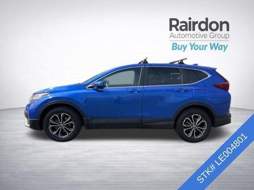Aegean Blue Metallic 2020 Honda CR-V AWD EX