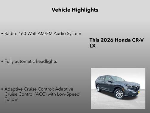 2026 Honda CR-V LX AWD