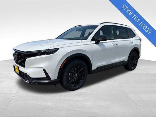 Platinum White 2026 Honda CR-V Hybrid Sport AWD