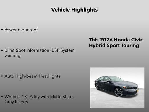 2026 Honda Civic Hybrid Sport Touring
