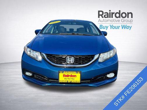 Dyno Blue Pearl 2015 Honda Civic EX-L