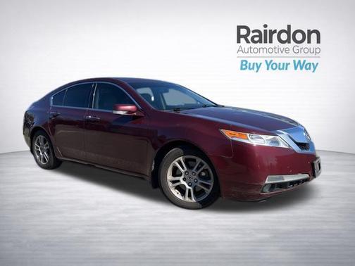 Basque Red Pearl 2009 Acura TL Technology