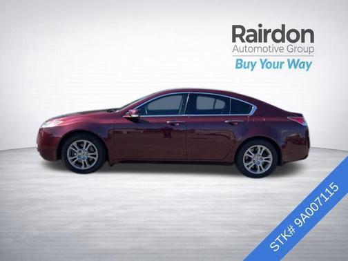 Basque Red Pearl 2009 Acura TL Technology