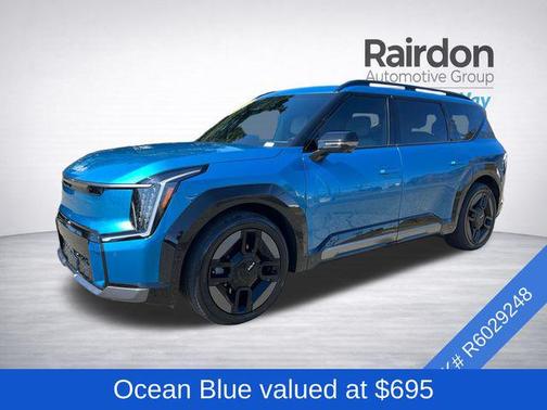 Ocean Blue 2024 Kia EV9 GT-Line