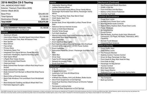 2016 Mazda CX-5 Touring