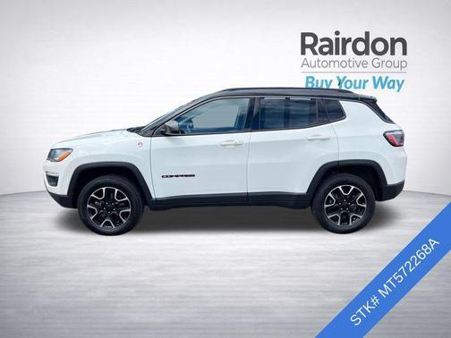 White Clearcoat 2021 Jeep Compass Trailhawk