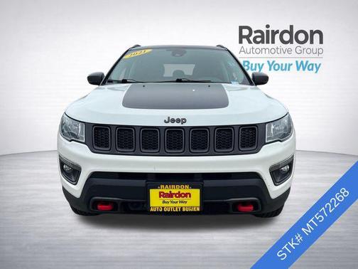 White Clearcoat 2021 Jeep Compass Trailhawk