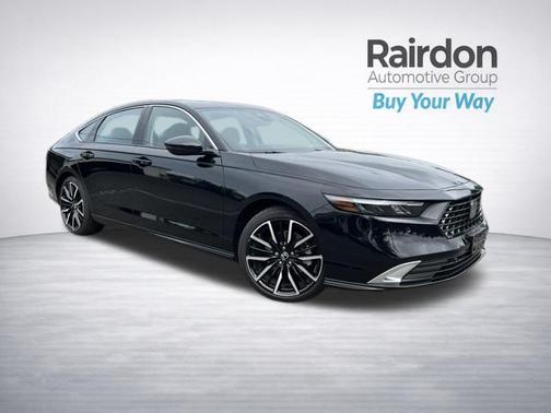 Crystal Black Pearl 2025 Honda Accord Hybrid Touring