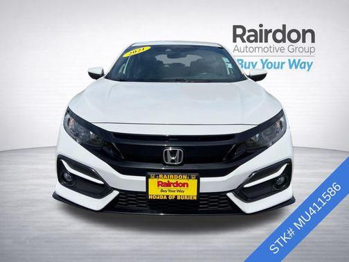 Platinum White Pearl 2021 Honda Civic Sport