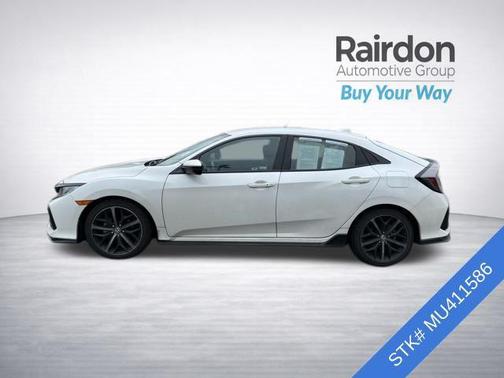 Platinum White Pearl 2021 Honda Civic Sport