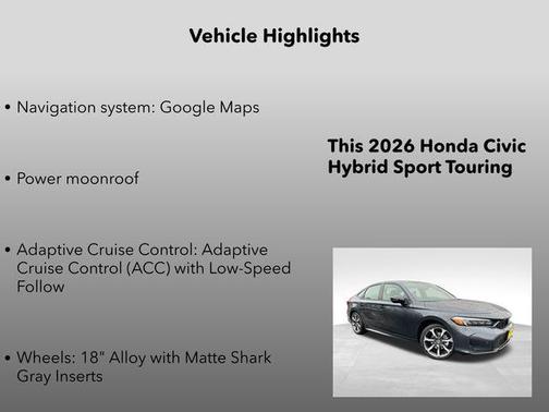 2026 Honda Civic Hybrid Sport Touring