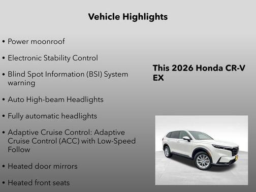 2026 Honda CR-V EX AWD