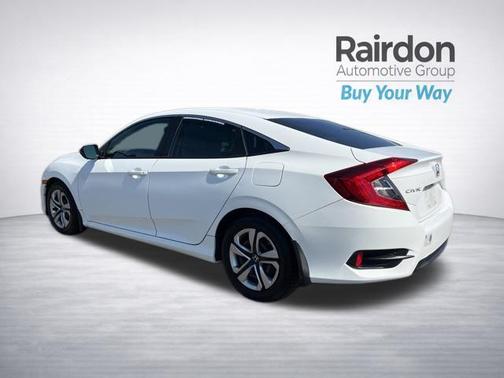 White Orchid Pearl 2016 Honda Civic LX