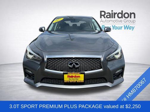 Graphite Shadow 2017 INFINITI Q50 3.0t RED SPORT 400