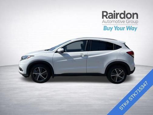 Platinum White Pearl 2021 Honda HR-V EX-L