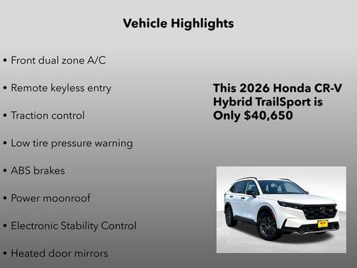 2026 Honda CR-V Hybrid TrailSport AWD