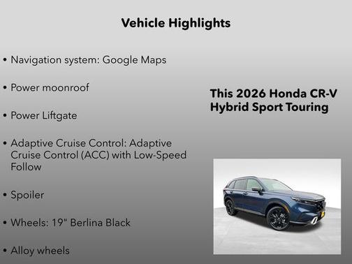 2026 Honda CR-V Hybrid Sport Touring AWD