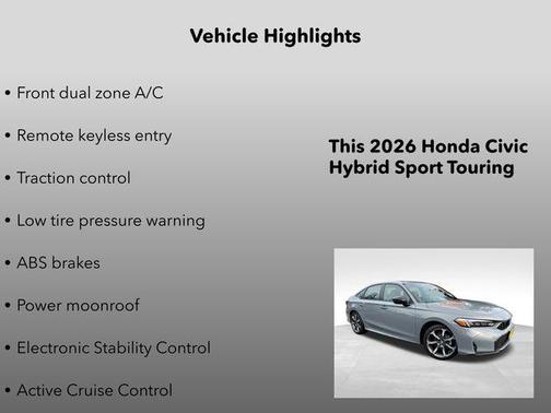 2026 Honda Civic Hybrid Sport Touring
