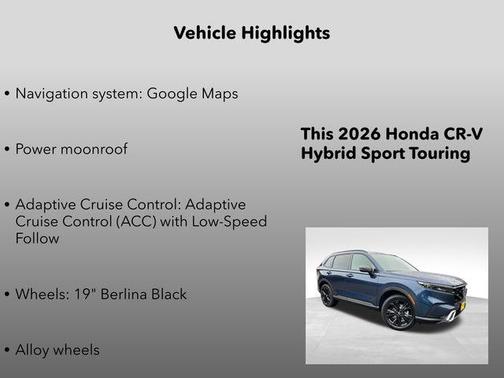 2026 Honda CR-V Hybrid Sport Touring AWD