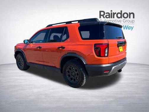 Sunset Orange 2026 Honda Passport AWD TrailSport Elite Blackout